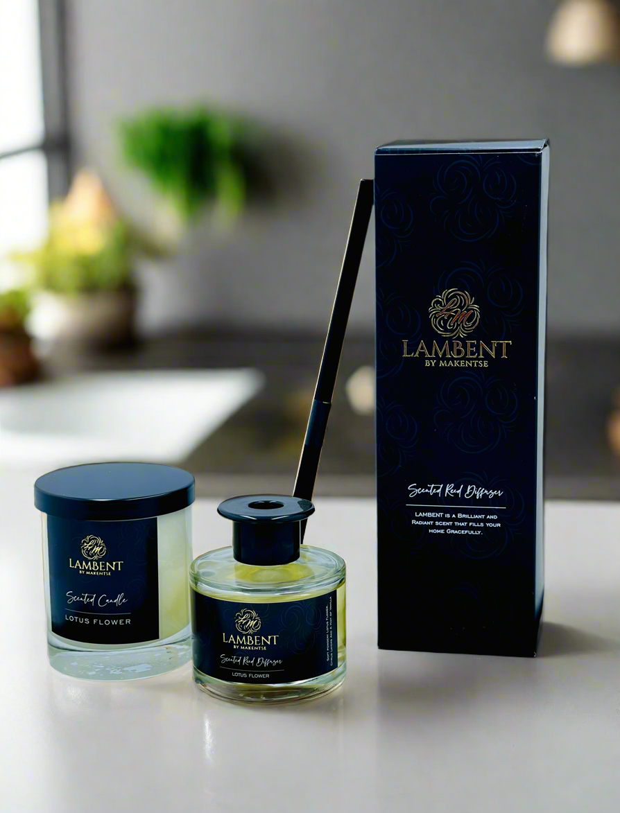 Lotus Flower Candle & Diffuser
